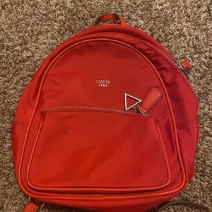 Guess red back pack but small iused it as a purse